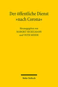 Seckelmann / Mehde |  Der öffentliche Dienst "nach Corona" | Buch |  Sack Fachmedien