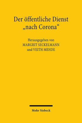 Seckelmann / Mehde |  Der öffentliche Dienst "nach Corona" | eBook | Sack Fachmedien