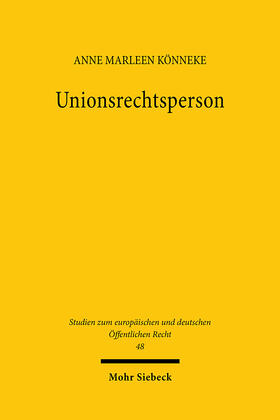 Könneke | Unionsrechtsperson | E-Book | sack.de