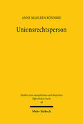 Könneke |  Unionsrechtsperson | eBook | Sack Fachmedien