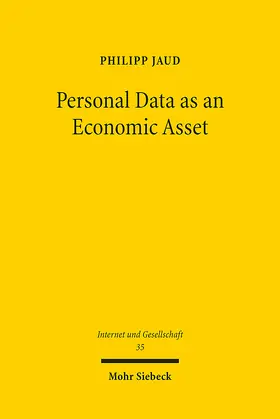 Jaud |  Personal Data as an Economic Asset | Buch |  Sack Fachmedien