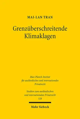 Tran | Grenzüberschreitende Klimaklagen | Buch | 978-3-16-163424-6 | sack.de