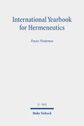 van der Heiden / Novokhatko |  International Yearbook for Hermeneutics | Buch |  Sack Fachmedien