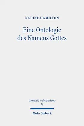 Hamilton |  Eine Ontologie des Namens Gottes | Buch |  Sack Fachmedien