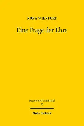 Wienfort |  Eine Frage der Ehre | Buch |  Sack Fachmedien
