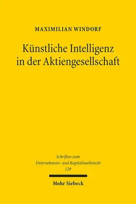 Windorf | Künstliche Intelligenz in der Aktiengesellschaft | E-Book | www.sack.de