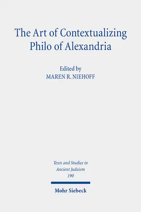 Niehoff |  The Art of Contextualizing Philo of Alexandria | eBook | Sack Fachmedien