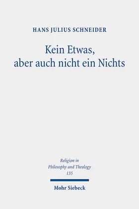Schneider |  Kein Etwas, aber auch nicht ein Nichts | eBook | Sack Fachmedien