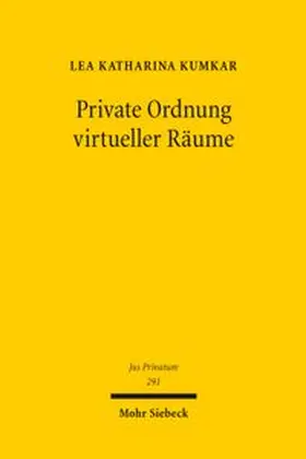 Kumkar |  Private Ordnung virtueller Räume | Buch |  Sack Fachmedien