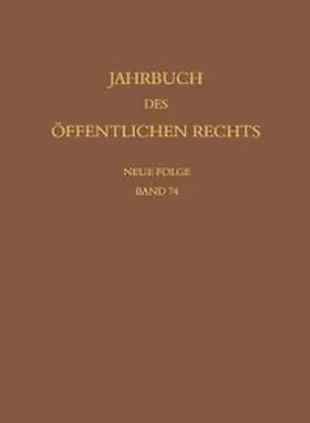 Lepsius / Nußberger / Waldhoff |  Jahrbuch des öffentlichen Rechts der Gegenwart. Neue Folge | Buch |  Sack Fachmedien