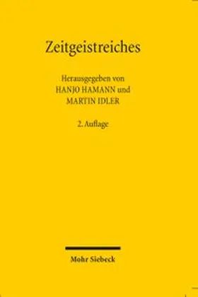 Hamann / Idler |  Zeitgeistreiches | Buch |  Sack Fachmedien