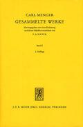 Menger / Hayek |  Gesammelte Werke | Buch |  Sack Fachmedien