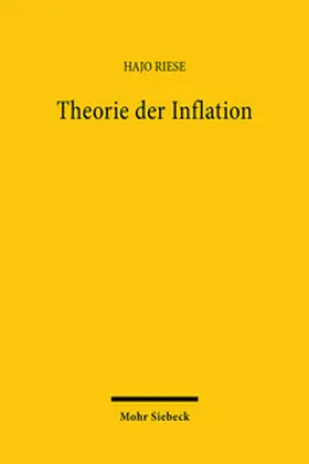Riese |  Theorie der Inflation | Buch |  Sack Fachmedien