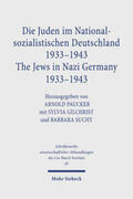 Paucker |  Die Juden im Nationalsozialistischen Deutschland 1933-1943 /The Jews in Nazi Germany 1933-1943 | Buch |  Sack Fachmedien