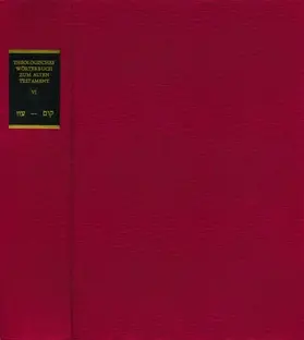 Fabry / Botterweck / Ringgren |  Theologisches Wörterbuch zum Alten Testament | Buch |  Sack Fachmedien