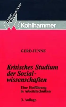 Junne |  Kritisches Studium der Sozialwissenschaften | Buch |  Sack Fachmedien