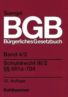 Teichmann / Soergel | Bürgerliches Gesetzbuch mit Einführungsgesetz und Nebengesetzen (BGB) | Buch | 978-3-17-015561-9 | www.sack.de