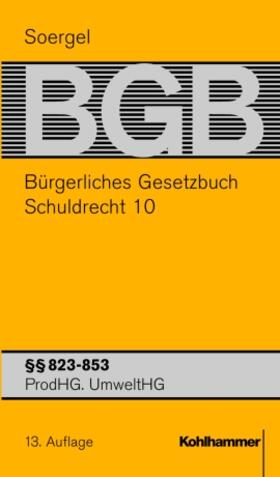 Soergel / Beater / Siebert | Bürgerliches Gesetzbuch mit Einführungsgesetz und Nebengesetzen (BGB) | Buch | 978-3-17-015802-3 | sack.de