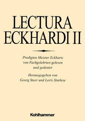 Steer / Sturlese |  Lectura Eckhardi 2 | Buch |  Sack Fachmedien