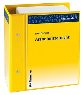 Sander | Arzneimittelrecht | Loseblattwerk | sack.de