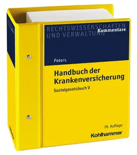 Peters / Bohmeier / Bregenhorn-Wendland |  Handbuch der Krankenversicherung | Loseblattwerk |  Sack Fachmedien