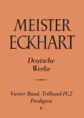Steer |  Meister Eckhart. Deutsche Werke Band 4,2: Predigten | Buch |  Sack Fachmedien