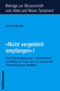 Schmidt |  "Nicht vergeblich empfangen"! | Buch |  Sack Fachmedien