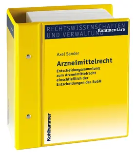 Sander |  Arzneimittelrecht | Loseblattwerk |  Sack Fachmedien