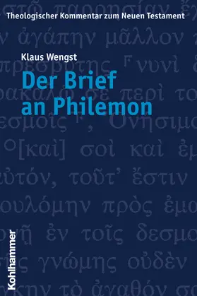 Wengst |  Der Brief an Philemon | Buch |  Sack Fachmedien
