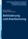 Dederich / Jantzen |  Behinderung und Anerkennung | Buch |  Sack Fachmedien