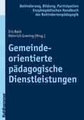 Beck / Greving |  Gemeindeorientierte pädagogische Dienstleistungen | Buch |  Sack Fachmedien