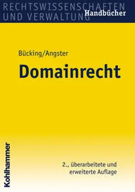 Bücking / Angster |  Domainrecht | Buch |  Sack Fachmedien