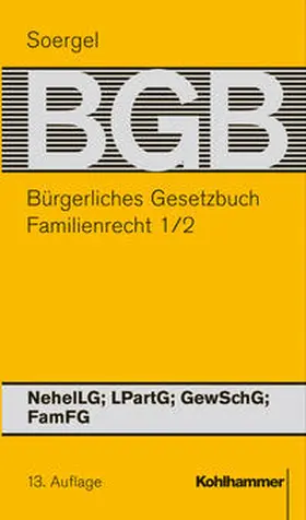 Soergel / Ahrens / Gietl |  Bürgerliches Gesetzbuch mit Einführungsgesetz und Nebengesetzen | Buch |  Sack Fachmedien