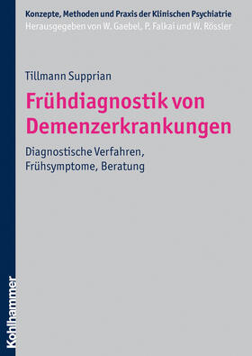 Supprian |  Frühdiagnostik von Demenzerkrankungen | Buch |  Sack Fachmedien