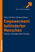 Schirbort / Kulig / Schubert |  Empowerment behinderter Menschen | Buch |  Sack Fachmedien