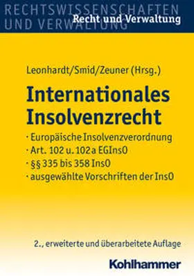 Leonhardt / Smid / Zeuner | Internationales Insolvenzrecht | Buch | 978-3-17-022094-2 | sack.de