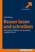 Philipp |  Besser lesen und schreiben | Buch |  Sack Fachmedien