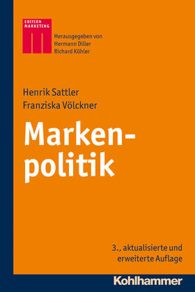 Sattler / Völckner |  Markenpolitik | Buch |  Sack Fachmedien