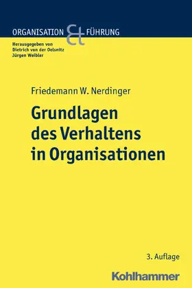 Nerdinger |  Grundlagen des Verhaltens in Organisationen | Buch |  Sack Fachmedien