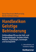 Theunissen / Kulig / Schirbort |  Handlexikon Geistige Behinderung | Buch |  Sack Fachmedien