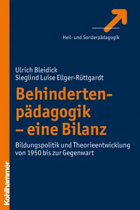 Bleidick / Ellger-Rüttgardt |  Behindertenpädagogik - eine Bilanz | eBook | Sack Fachmedien