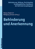 Dederich / Jantzen / Feuser |  Behinderung und Anerkennung | eBook | Sack Fachmedien