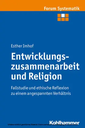 Imhof |  Entwicklungszusammenarbeit und Religion | eBook | Sack Fachmedien