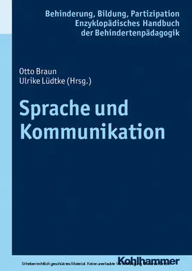 Braun / Lüdtke / Jantzen |  Sprache und Kommunikation | eBook | Sack Fachmedien