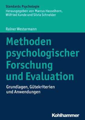 Westermann / Hasselhorn / Kunde |  Methoden psychologischer Forschung und Evaluation | eBook | Sack Fachmedien