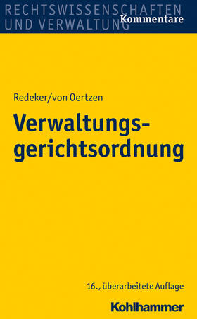 Redeker / Kothe / von Nicolai | Verwaltungsgerichtsordnung | Buch | 978-3-17-025397-1 | sack.de