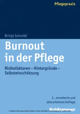 Schmidt | Burnout in der Pflege | E-Book | www.sack.de