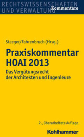 Steeger / Fahrenbruch / Randhahn | Praxiskommentar HOAI 2013 | E-Book | sack.de