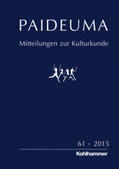 Kohl |  Paideuma / PAIDEUMA 61/2015 | Buch |  Sack Fachmedien