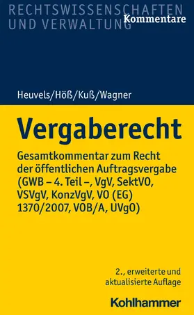 André / Bork-Galle / König |  Vergaberecht | eBook | Sack Fachmedien